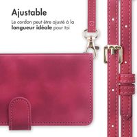 imoshion Etui de télephone portefeuille avec cordon Samsung Galaxy S25 Plus - Rouge