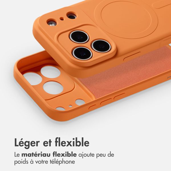 imoshion Coque Couleur avec MagSafe Apple iPhone 17 Pro Max - Orange