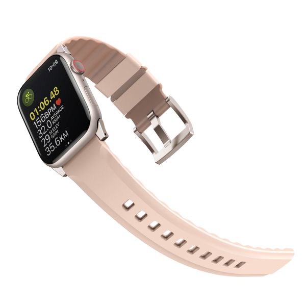 Uniq Bracelet Linus AiroSoft™ en silicone Apple Watch | 38/40/41/42 mm - Rose Pink