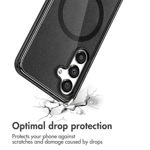 imoshion Coque Pailletée avec MagSafe Samsung Galaxy S25 - Glitter Noir
