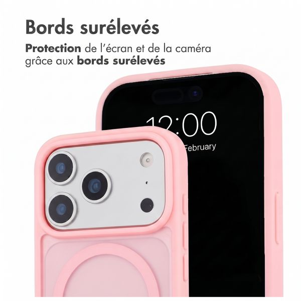 imoshion Coque Color Guard avec MagSafe Apple iPhone 18 Pro / 17 Pro - Rose clair