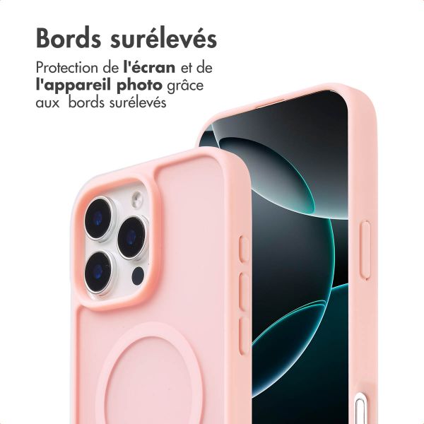 imoshion Coque Color Guard avec MagSafe Apple iPhone 16 Pro - Rose clair