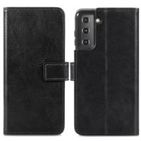 imoshion Étui de télephone portefeuille de luxe Samsung Galaxy S21 - Noir