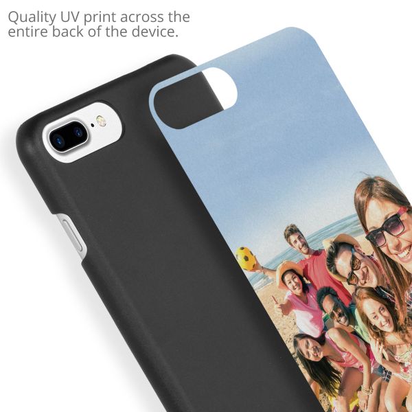Concevez votre propre coque rigide Apple iPhone 8 Plus / 7 Plus - Noir