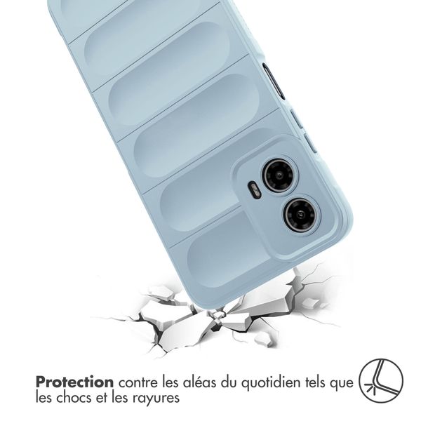 imoshion EasyGrip Backcover Motorola Moto G34 - Bleu clair