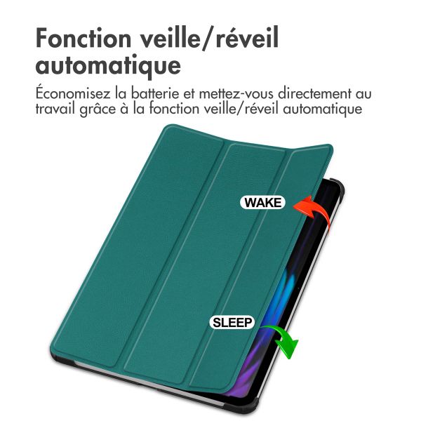 imoshion Coque tablette Trifold Xiaomi Pad 7 / 7 Pro / 8 / 8 Pro - Vert foncé