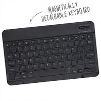 Accezz Étui de tablette Bluetooth Clavier Samsung Galaxy Tab S10 Plus / Tab S9 FE Plus / Tab S9 Plus - QWERTY / NL - Noir