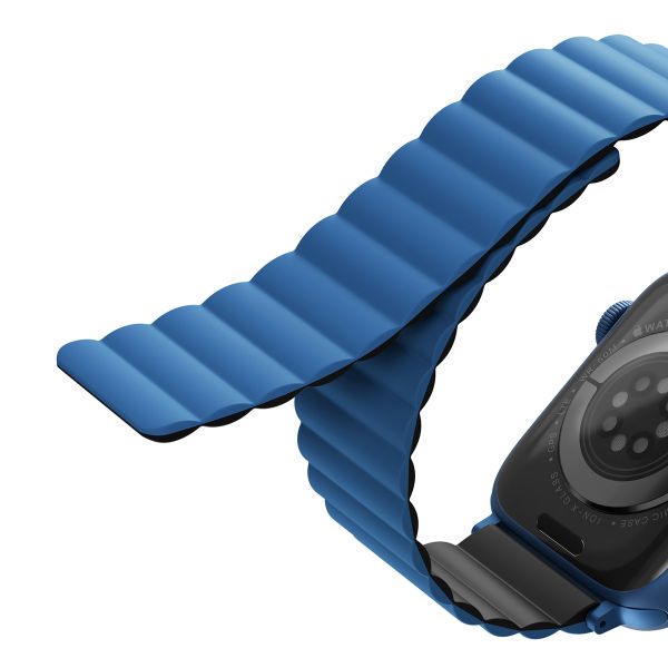 Uniq Bracelet Revix réversible Apple Watch | 38/40/41/42 mm - Caspian (Blue/Black)
