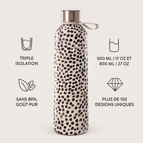 Burga Water Bottle - 500 ml - Almond Latte