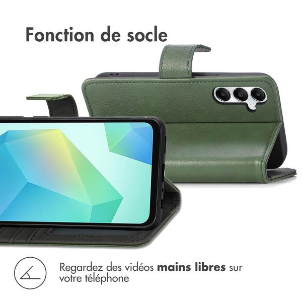 imoshion Étui de télephone portefeuille de luxe Samsung Galaxy A26 - Vert