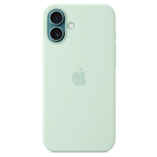 Apple Coque en silicone MagSafe Apple iPhone 16 Plus - Aquamarine