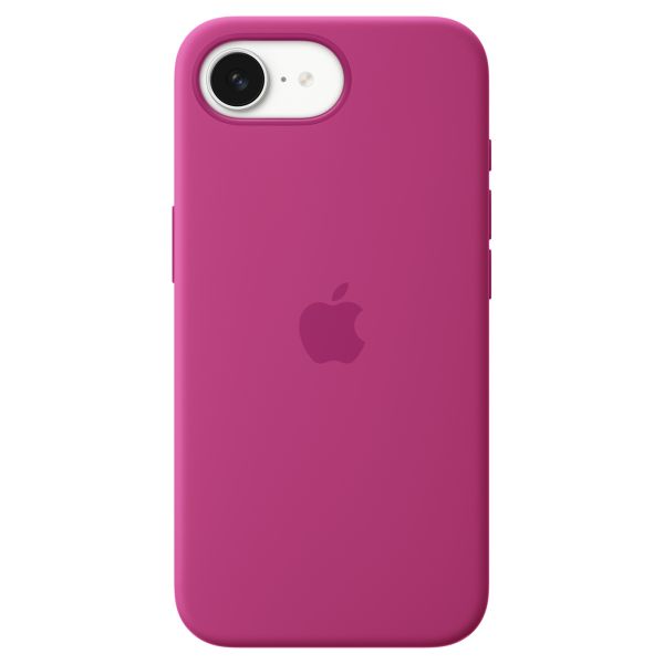 Apple Coque en silicone Apple iPhone 17e / 16e - Fuchsia