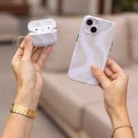 Selencia Coque Vivid  Apple AirPods Pro 2 - Desert Waves Beige