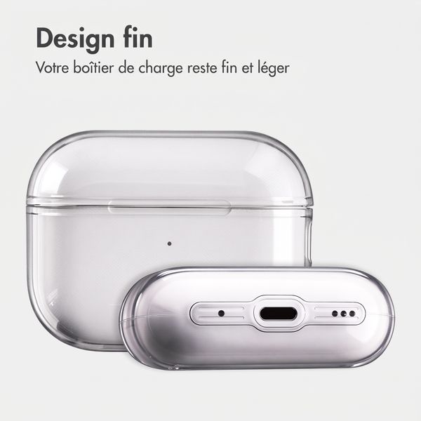 imoshion Coque souple Clear Apple AirPods Pro 2 - Smokey Black