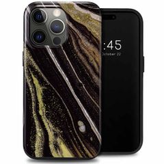 Selencia Coque arrière Vivid Apple iPhone 15 Pro Max - Chic Marble