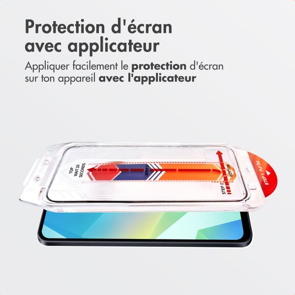 Accezz Protecteur d'écran en verre trempé + Applicateur Samsung Galaxy A16 (4G/5G) / A17 (4G/5G)