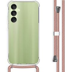 imoshion Coque arrière transparente avec cordon Samsung Galaxy A35 - Rose Doré