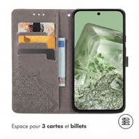 imoshion Etui de télephone Mandala Google Pixel 8a - Gris