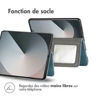 imoshion Étui de télephone portefeuille de luxe Samsung Galaxy Fold 7 - Bleu clair
