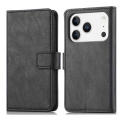 imoshion Étui de télephone portefeuille de luxe Apple iPhone 17 Pro Max - Noir