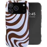 Selencia Coque arrière Vivid Apple iPhone 17 Pro - Dream Swirl Chocolate