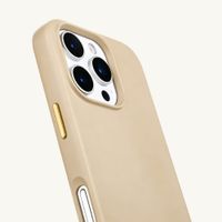 Selencia Coque arrière Rivièra avec MagSafe avec crochets amovibles Apple iPhone 16 Pro Max - Milky Latte