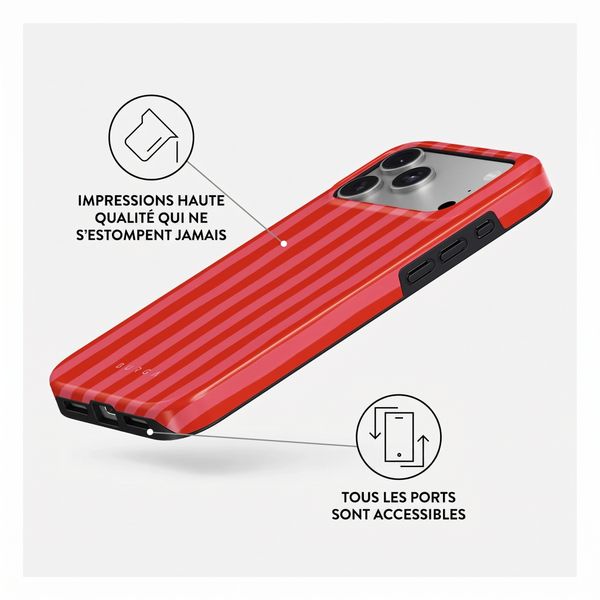 Burga Coque Tough MagSafe Apple iPhone 18 Pro Max - Pomegranate