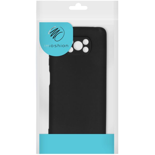 imoshion Coque Couleur Xiaomi Poco X3 (Pro) - Noir