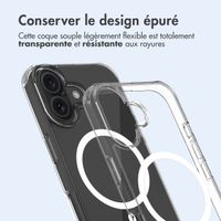 imoshion Coque arrière de protection avec MagSafe Apple iPhone 16 - Transparent
