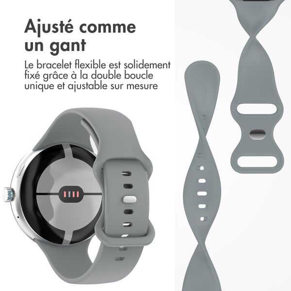imoshion Bracelet en silicone⁺ Google Pixel Watch 3 / 4 (45 mm) - Taille S - Gris
