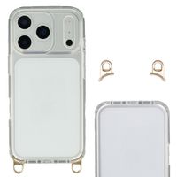 Selencia Coque arrière avec crochets amovibles Apple iPhone 18 Pro / 17 Pro - Transparent