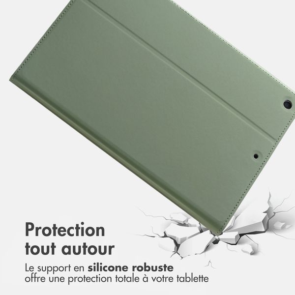 Accezz Coque tablette Classic Apple iPad 9 (2021) 10.2 pouces / iPad 8 (2020) 10.2 pouces / iPad 7 (2019) 10.2 pouces - Vert