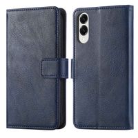 imoshion Étui de télephone portefeuille de luxe Samsung Galaxy S25 Edge - Bleu foncé