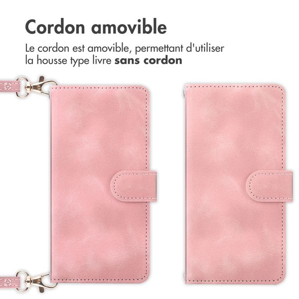 imoshion Etui de télephone portefeuille avec cordon Samsung Galaxy A57 (5G) - Rose