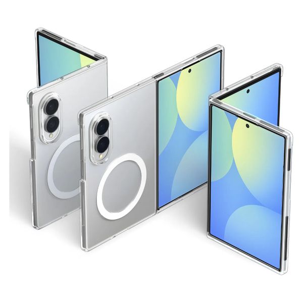Spigen Coque AirSkin MagSafe Samsung Galaxy Z Fold 8 - Clear / White