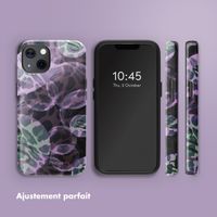 Selencia Coque arrière Vivid avec MagSafe Apple iPhone 13 - Leo Bubble Green