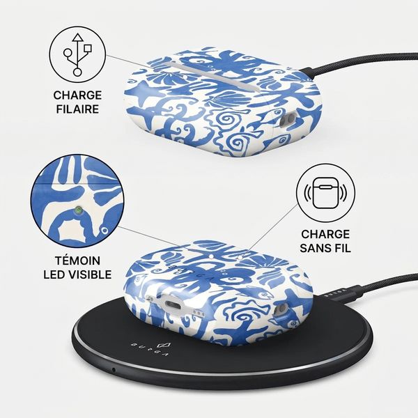 Burga Coque rigide Apple AirPods Pro 3 - Nera