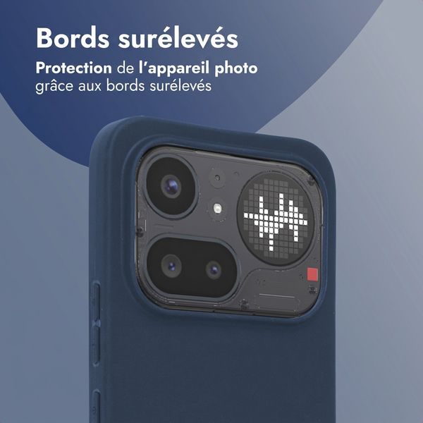 imoshion Coque Couleur Nothing Phone (4a) Pro - Bleu foncé
