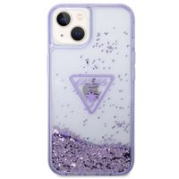 Guess Coque Liquid Glitter Apple iPhone 14 - Violet