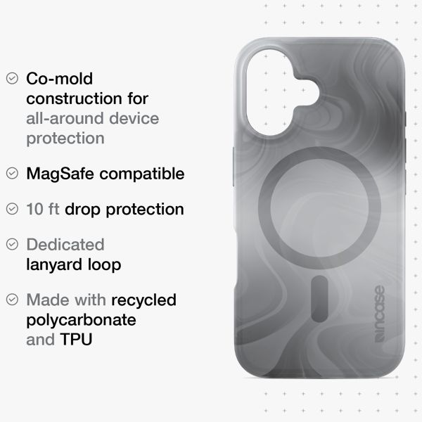 Incase Coque Halo MagSafe Apple iPhone 16 Plus - Oil Slick Smoke