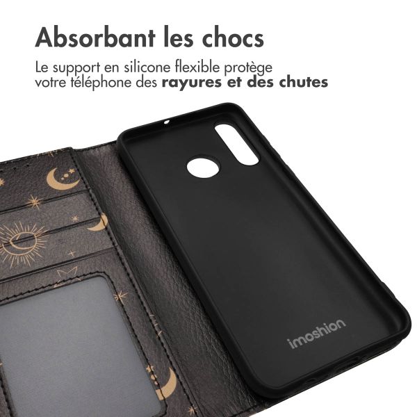 imoshion Étui de télephone portefeuille Design Huawei P30 Lite - Sky Black