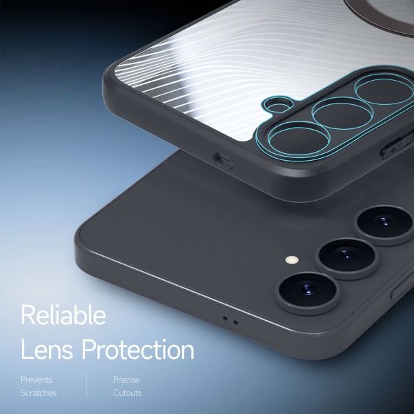 Dux Ducis Coque arrière Aimo avec MagSafe Samsung Galaxy S25 FE - Transparent