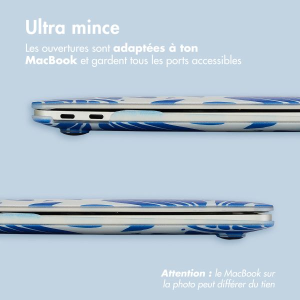 imoshion Coque Design Laptop Apple MacBook Pro 13 pouces (2020 / 2022) - Flower Tile