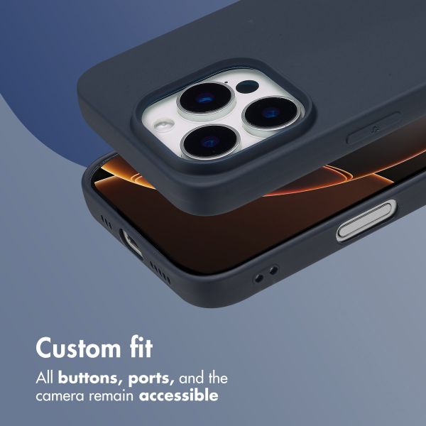 imoshion Coque Couleur Apple iPhone 16 Pro - Bleu foncé