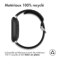 imoshion Bracelet sport silicone Fitbit Versa 4 / 3 / Sense (2) - Black / Grey