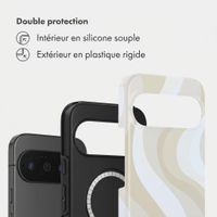 Selencia Coque arrière Vivid avec MagSafe Google Pixel 11 - Desert Waves Beige