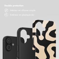 Selencia Coque arrière Vivid Apple iPhone 17 - Art Wave Black