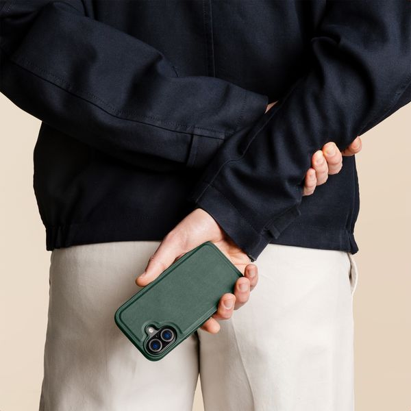 Accezz Coque portefeuille Edge amovible avec MagSafe Apple iPhone 18 Pro / 17 Pro - Vert