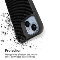 imoshion Rugged Hybrid Carbon Case avec MagSafe Apple iPhone 15 - Noir