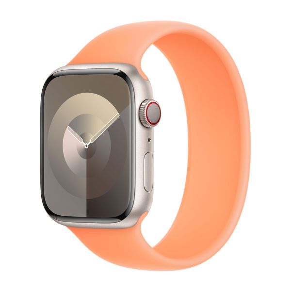 Apple 5 Pack Bracelet Boucle unique en Silicone Apple Watch | 38/40/41/42 mm - Taille 2 - Light Pink/ Winter Blue/ Sprout Green/ Orange Sorbet/ White